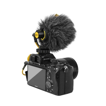 Dievība V-Mic D4 Mini Mikrofons TRS 3,5 MM Mikrofona Galviņa Vlog Video Studio DSLR Kameru, Mobilo telefonu