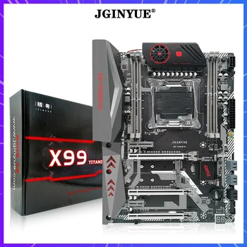 JINGYUE X99 Mātesplati LGA 2011-3 Komplektu Kopa Ar E5 2690 V3 Procesoru, 32GB(8.G*4) DDR4 ECC Atmiņas M. 2 SATA M. 2 NVME USB3.0 ATX D4