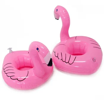 6Pcs/set Baseins Puse Dzēriena Tases Turētājs PVC Flamingo Dzert Pludiņiem Kalniņi Baseins, Ūdens Jautri Peldēt Kausa Sēdekļa Peldēšana Rotaļlietas