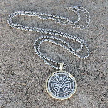Labirinta Meditācija Kaklarota Cilvēks Labirintā Kulons Zinātniskās Fantastikas Iedvesmojošu Jewelries