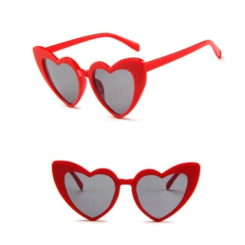 2018 Sunglass Kaķis Sirds Formas Saulesbrilles Vintage Mīlestību, Sieviešu, Saules Brilles Luksusa Zīmolu Dizainera UV400