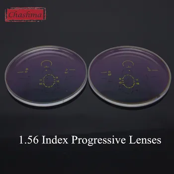 Chashma 1.56 Indekss Plaša Lauka Verifocal Lēcas Skaidru Krāsu Acis, Optiskās Brilles, Progresējoša Multifokāla Lēcas Recepte