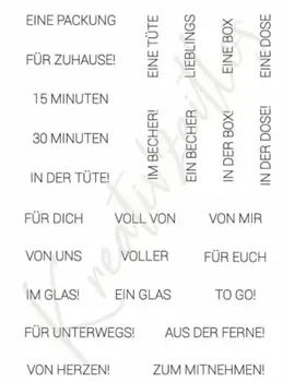 Vācijas skaidrs, zīmogs /Zīmogs par DIY scrapbooking/foto albums Dekoratīvās skaidrs, zīmogs lapas C1096