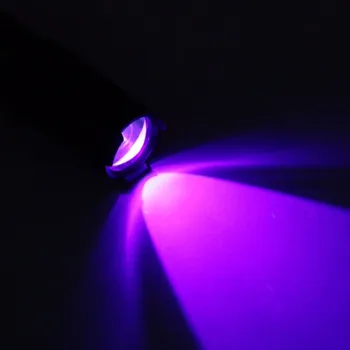 CREE LED UV Lukturīti 395nm Violeta Gaiši Violeta/Zaļa/Sarkana /Balta Zoomable Taktiskās Lāpu Lampas Makšķerēšana / Medības Detektors