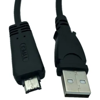 VMC-MD3 Digitālās Kameras Lādētāju, USB Datu Kabelis Sony CyberShot DSC-W570 WX10 1.5 M