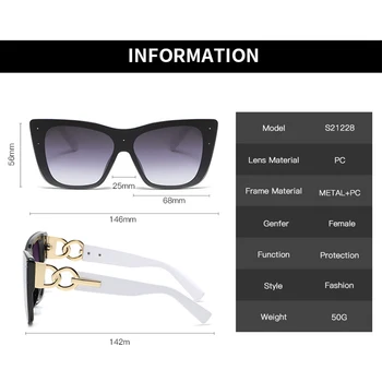 Bez apmales Cat Eye Saulesbrilles Sieviešu Ir 2021. Luksusa Zīmola Dizaineru Modes Cateye, Saules Brilles Dāmām Lielgabarīta Bezrāmju Sunglass