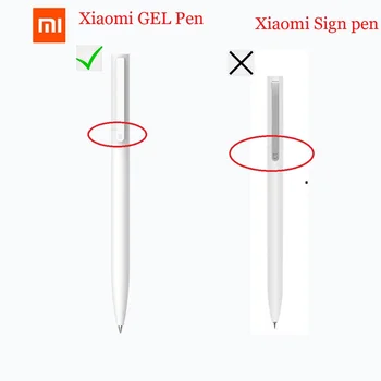 Sākotnējā Xiaomi Mi Gēla Pildspalva MI Pildspalvu 9.5 mm Ložu Pildspalvas PREMEC Gluda Šveice Piepildīt Japāna 0.5 MM Melna Zila Sarkana Tinte Izturīgs pildspalvas