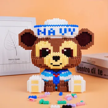 Kawaii Disney Stellalou Dimanta Asamblejas Celtniecības Bloki Diy 3d Duffy Modelis Anime Darbības Rādītāji Ķieģeļu Rotaļlietas Bērniem Dāvanas