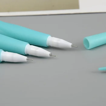 1pc Candy krāsas lietussarga formas gēla pildspalva kawaii kancelejas preces, pildspalvas canetas materiāla skolas adrese skolas piederumi
