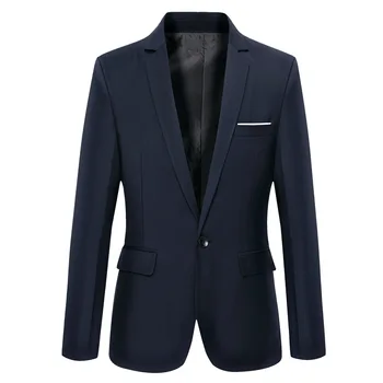 2022 Zīmolu Apģērbu Rudens Uzvalks, Žakete Vīriešu Modes Slim Fit Vīriešu Uzvalki Gadījuma vienkrāsainu Vīriešu Žakete, Izmērs M-4XL