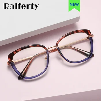 Ralferty Sieviešu Brilles Ir 2021. Raibs TR90 Rāmis Datoru Tuvredzība, Briļļu Rāmji 0 Dioptriju armacao de oculos de grau feminino