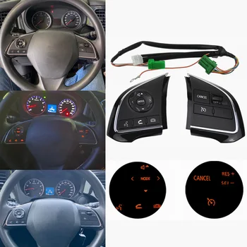Auto Piederumi Kruīza Kontroles Slēdzi uz Stūres Pogu Mitsubishi Outlander 3 Eclipse Krusta Xpander 2016-2020 ASX 2018