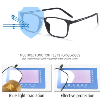 Pilna Kadra Pasūtījuma Recepšu Brilles Photochromic Progresējoša Multifokāla Lasīšanas Brilles Vīrieši Sievietes Titāna Tuvredzība Brilles