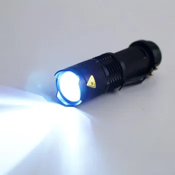 Veicināšanas Komplekts! Karstā Pārdošanas LED Lukturīti T6 Taktiskais lukturītis + Q5 Mini Lāpu Lanterna Zoomable Ūdensdrošs kabatas Lukturītis Velosipēds