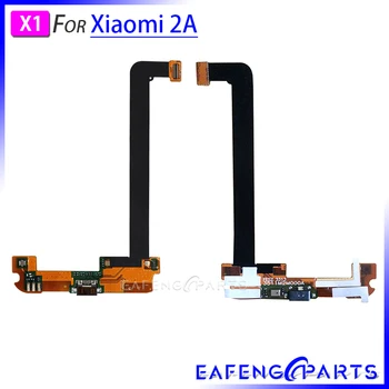 1 gab USB Pieslēgvieta Uzlādes Doks Flex Kabelis Xiaomi Mi 2A PCB Lādētāju Valdes Lentes Nomaiņa