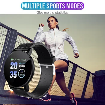 Bluetooth Smart Skatīties IP67 Waterproof Digitālā Aproce asinsspiediens Sports Tracker Fitnesa Rokassprādze Vīrieši Sievietes par Android, IOS
