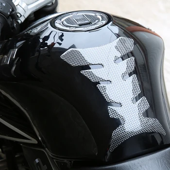 3D Oglekļa Šķiedras Motociklu Želeja Naftas Gāzes Degvielas Tvertne Pad Aizsargs Decal Uzlīmes Fit Var Uzstādīt Uz Jebkura Daļa No Moto