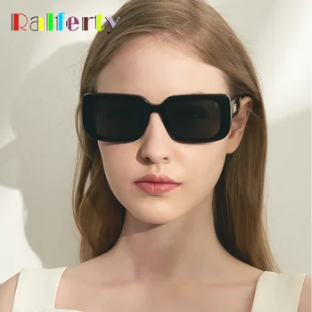 Ralferty Retro Dekoratīvās Sieviešu Saulesbrilles Vintage Luksusa Dizaina Saules Brilles Sieviešu Modes 2021 Taisnstūra Rāmis Toņos
