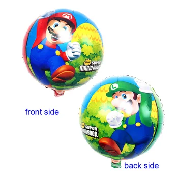 18inch Kārtu Folija gaisa Balons, Super Mario Dinozauru Sesame Street Baloni Dzimšanas dienas svinības Apdare Chirden Rotaļlietu Globos