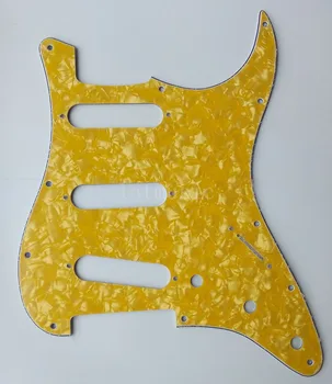 2gab 3-Kārtu Zelta Pērle Izvēlēties Aizsargu Fender Stratēģijām Ģitāra Nomaiņa