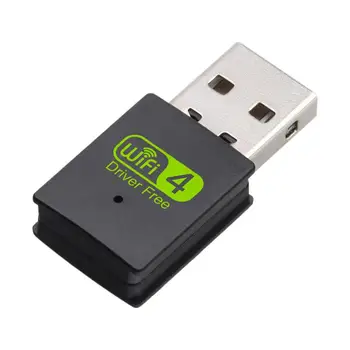 300Mbps Wifi Adapteri Bezvadītāja Bezvadu Uztvērējs Tīkla Karte USB Bezvadu WiFi Raidītājs Mini Bezmaksas Diska Signāla Uztvērēju