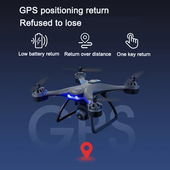 F5 ir 2021. Jaunu GPS Dūkoņa 6K 4K 1080P HD Kamera Profesionālās Quadcopter WiFi Fpv Gaisa Spiediena Augstums Turiet TĀLVADĪBAS Dron Rotaļlietu Dāvanu Āra