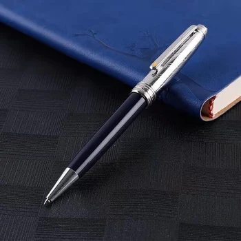Ir 2021. luksusa monte MB Sērijas Izmēģinājuma Wakaka Brūna Sveķu Metāla 14k Strūklaka blanc Pildspalva Tintes Zila Pildspalva