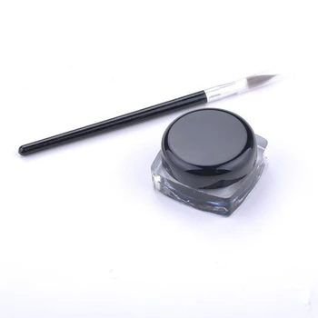 Augstākās Kvalitātes Zīmolu Kosmētika Black Waterproof Acu Līnijpārvadātāju acu zīmulis Želeja veido Kosmētikas + Aplauzums Suka Komplekts Komplekts 110#