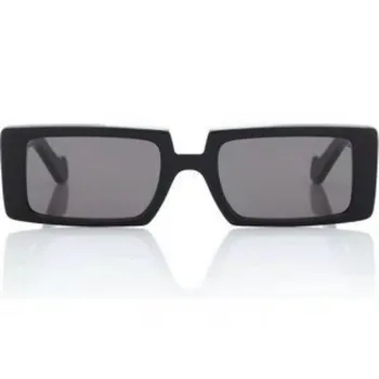Ir 2021. Acetāts Sieviešu Saulesbrilles Kvadrātveida Melnas Saulesbrilles 40028 Retro Vintage Krāsas Sieviete Sunglases Estētisko Moderns Saules Brilles