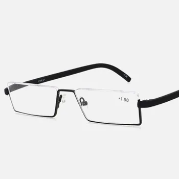 Vīriešu Modes Comfy Gaismas Pusi Rāmi, Lasīšanas Brilles TR90 Sveķu Salokāms Presbyopic Brilles Unisex Sievietēm