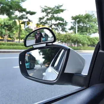 Auto Blind Atpakaļskata Spogulis, High-Definition Izliekta Stikla Plašu Autonoma Autostāvvieta Atsauces Aizmugures Skatu Spogulis Vietas Leņķis Blind M V0X2