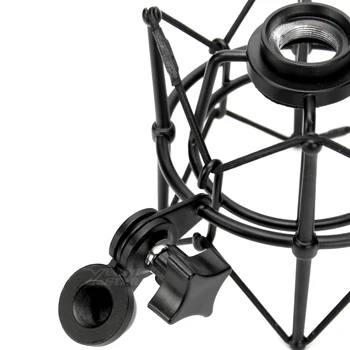 Metāla Šoks Mount Stāvēt Mikrofons Spider Shockmount Mikrofona Turētājs Triecienizturīgs, Lai Avantone CV12 BLA CK6 CK7 BV1 CV95 BV12 Studio PC