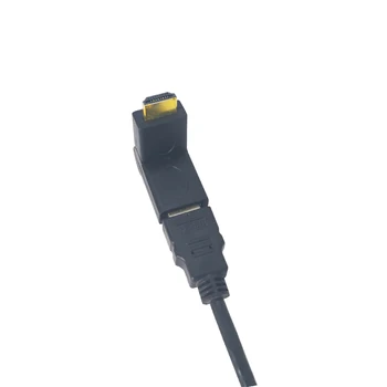 90 Grādu Rotējoša HDMI-saderīgam kabeļa adapteris 4K Grozāmos HDMI Adapteris, Leņķveida HDMI kabeli, un sieviešu un vīriešu adapteri