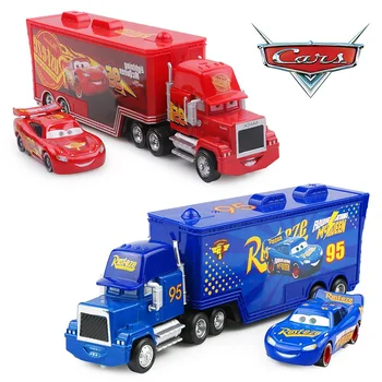 Disney Pixar Automašīnām, Rotaļlietas, Zibens McQueen Jackson Vētra Mack Tēvocis Truck 1:55 Lējumiem Modeļa Automašīnas Rotaļlietas Bērniem Jaungada Dāvanas
