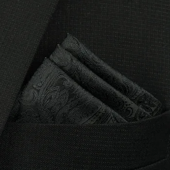 Jaunu Kvadrātveida Kabatas Lakatiņu Piederumi Paisley Cietā Krāsas Vintage Biznesa Uzvalks Lakatiņu Krūšu Šalli 25*25cm