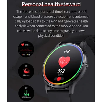Ir 2021. Jaunu Smart Skatīties Vīrieši Ar Skārienekrānu Fitness Watch Veselības Uzraudzības Sporta Bluetooth S33 Smartwatch Vīrieši Xiaomi Huawei