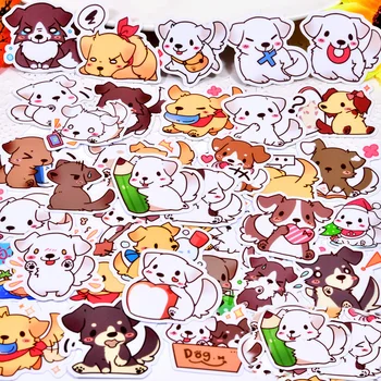 40pcs Radošo kawaii Cute Karikatūra suņi scrapbooking uzlīmes /dekoratīvas uzlīmes /DIY kuģiem, foto albumi/Bērni