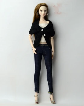 30cm Lelle Kleita Modes Apģērbu tērps 1/6 lelle Drēbes licca Barbie Doll par blythe Piederumi Bērnu Rotaļlietas Labāko Meitene' Dāvanu