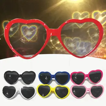 Sirds formas Mīlestība Spēkā Brilles Modes Gudrs Brilles Skatīties Gaismas Izmaiņas Sirds Difrakcijas Brilles Mīlestības Gaismas Saulesbrilles
