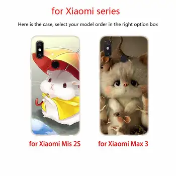Gadījumā Xiaomi Mi 12 11 Ultra 10 9 8 SE 6X 5X A3 A1 A2 LITE Lite cc9 Pro cc9e Segtu Cute maz pele