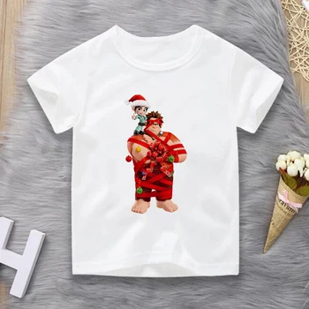 Vanellope Ziemassvētku Kostīms Grafiskais Disney Kids T-krekls Lielgabarīta Zaudēt Vasaras Foršs Krekls Bērniem, Meitene, Zēns, Streetwear Dropship