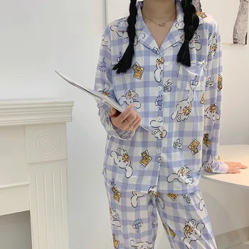 Sanrioed kawaii pidžamu Tīru vēlmi vēja Pārsteigums, dāvana draudzenei, Uzlabot jūtas Cinnamoroll bērnu pidžamas un Apakšveļa