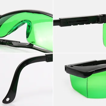 Zaļās Brilles Profesionālā Lāzera līmeni aizsargbrilles līmeņa instruments aizsargātu brilles regulējams brilles