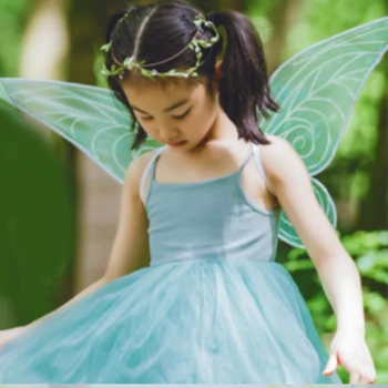 Salokāma Butterfly Fairy Wings Meitenēm Halloween Cosplay Tērpu Aksesuārus par Masku Karnevāls Puse d88