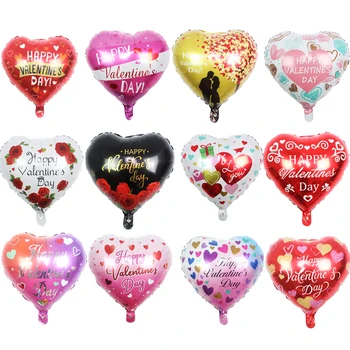 50gab/daudz 18inch valentīna dienu folija baloni MĪLESTĪBA hēlija ballon uz kāzu puse, apdares dzimšanas dienu piederumi