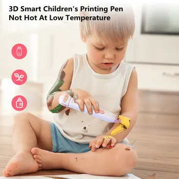 DIY 3D Drukāšanas Pildspalvu Zīmēšanas Pildspalvas Ar 3m TAA Pavedienu Bērniem, Bērnu Radošās Dizaina Zīmēšanas Izglītības Dzimšanas diena Ziemassvētku Dāvanu