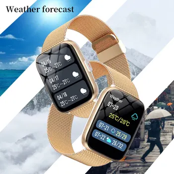 LIGE Jaunu Vīriešu Smart Skatīties Sieviešu Bluetooth Zvanu 1.69 ar skārienekrānu Ūdensizturīgs Smartwatch Android, IOS Sports Fitness Tracker