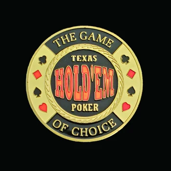Texas Hold ' em Mikroshēmas, Metāla Nospiediet Modeļi Pokera Žetonu Aizsargs Personalizētu Apliecinājumu Vākšanas Monētas