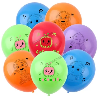 CoComelon Lateksa Baloni Bērniem Puses Piegādes Laimes Dzimšanas Dienā, Apdares Ballons Baby Dušas Puika Hēlija Gāzes Globos Bērniem Dāvanas