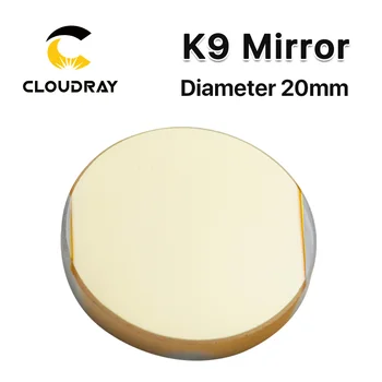 Cloudray Diametrs 20mm K9 CO2 lāzera pārdomas spogulis glassmaterial ar zelta pārklājumu par lāzera graviera griešanas Mašīna